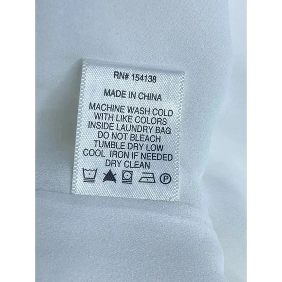 STAUD Sandra white lace mini dress size 12 NWOT - Picture 12 of 13